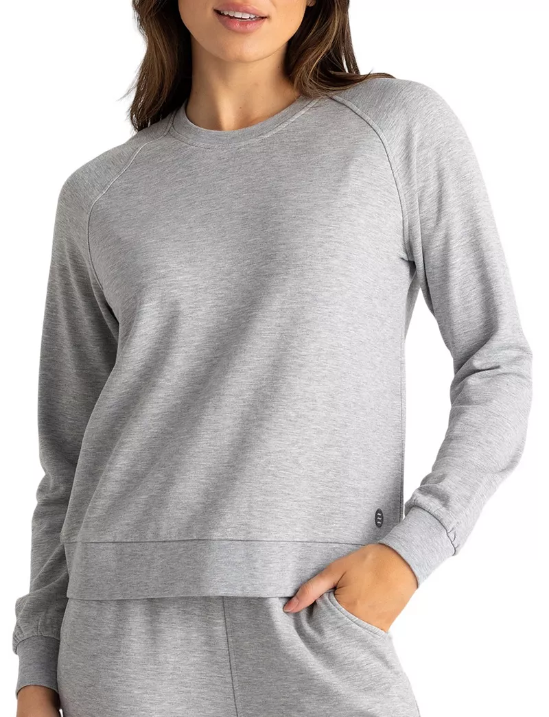 

Женский легкий флисовый комбинезон Free Fly из бамбука, цвет Light Heather Grey