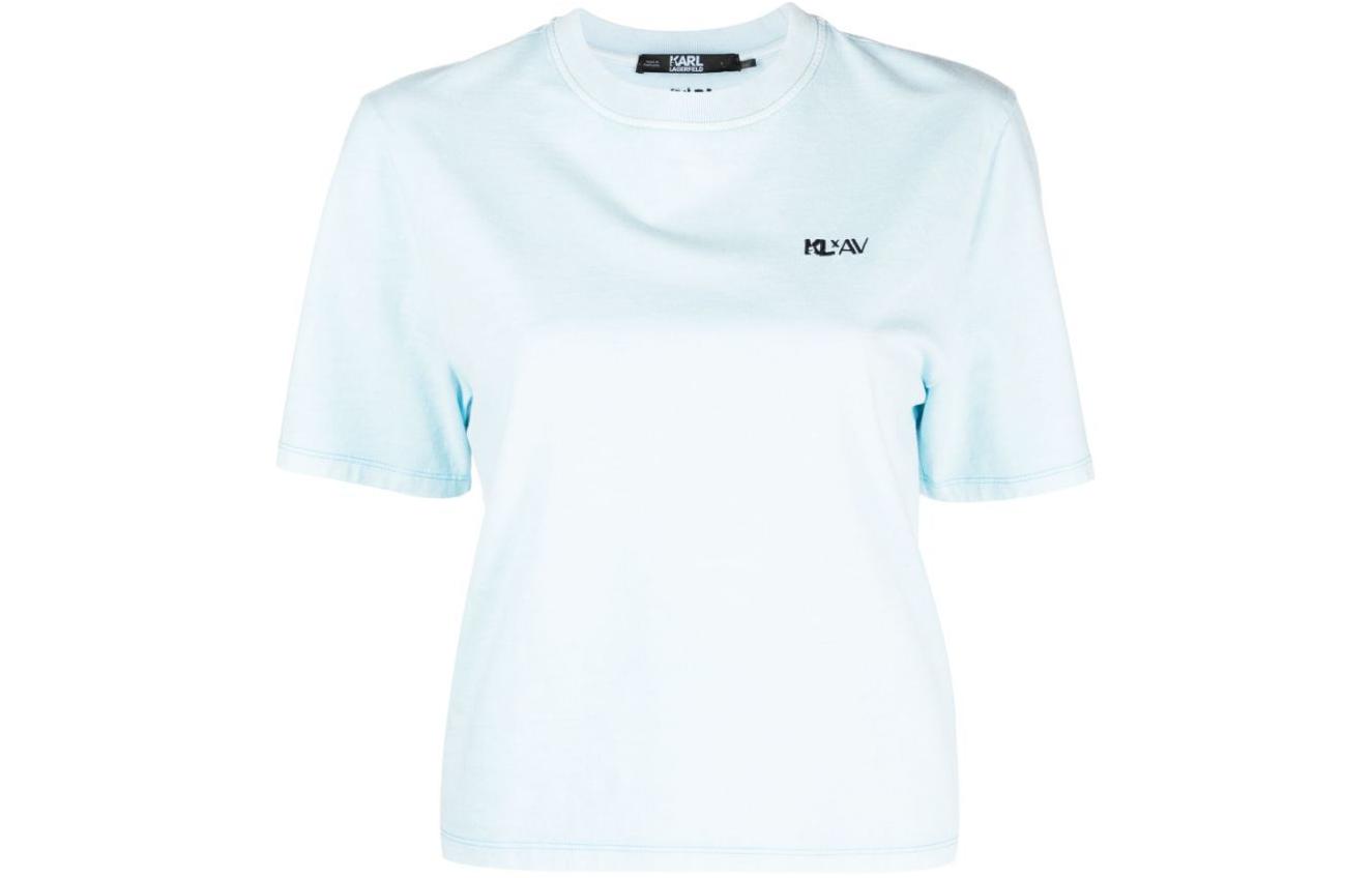 

Футболка KARL LAGERFELD X Amber Valletta Fan KARL LAGERFELD / Karl Lagerfeld Jeans, светло-голубой, Синий, Футболка KARL LAGERFELD X Amber Valletta Fan KARL LAGERFELD / Karl Lagerfeld Jeans, светло-голубой