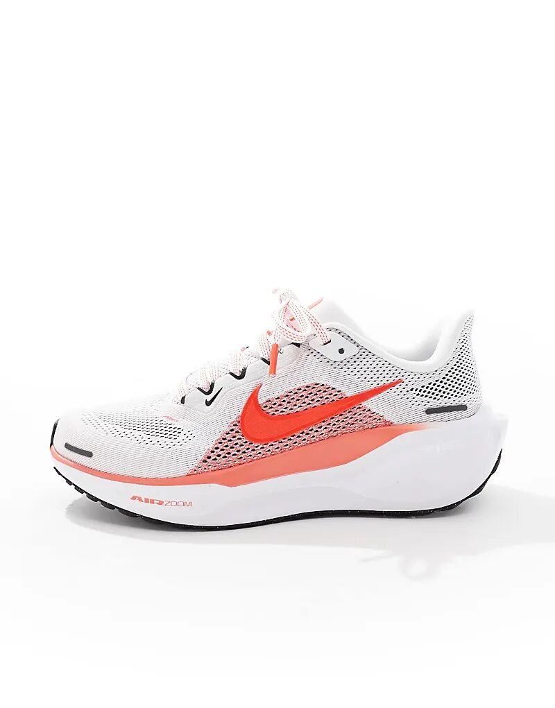 Кроссовки Air Zoom Pegasus 41 белого и розового цвета Nike Running — фото 3