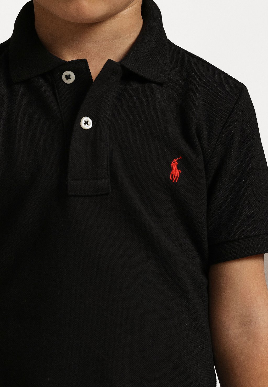 Поло THE ICONIC POLO SHIRT Polo Ralph Lauren, черный — фото 4