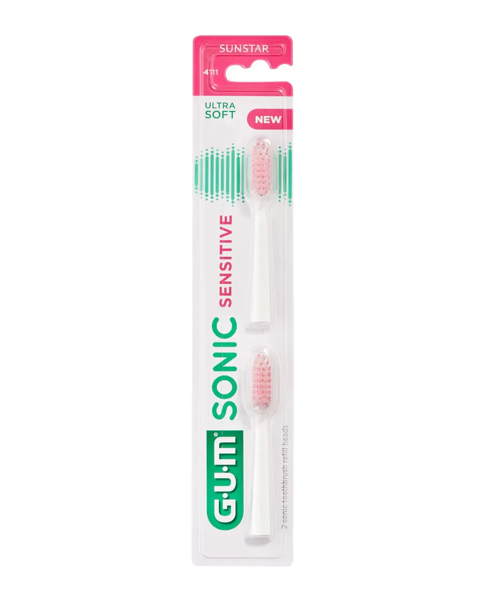Запасные щетинки для звуковой щетки Sonic Sensitive Gum