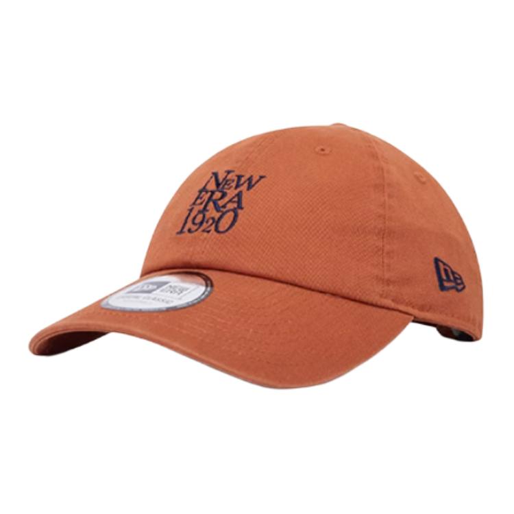 

New Era Хлопковая бейсболка унисекс тёмно-оранжевая, Dark Orange
