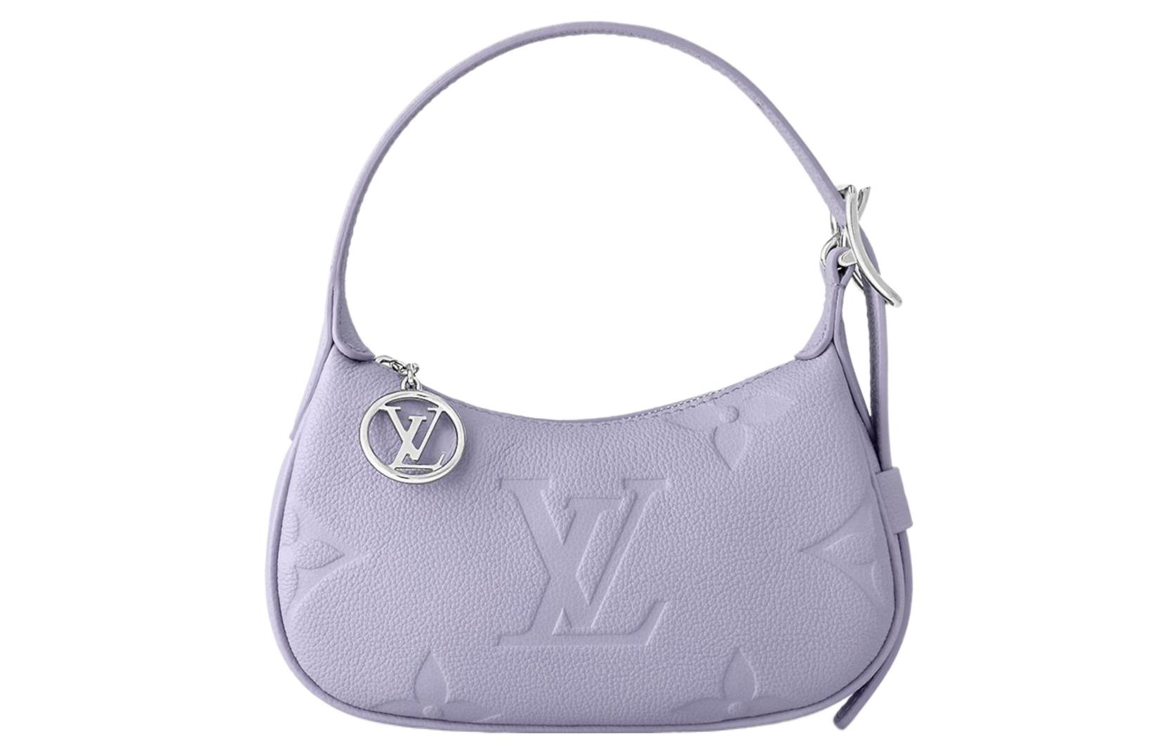 

LOUIS VUITTON Кожаная женская сумка через плечо фиолетовая