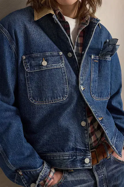 Куртка джинсовая модель 1983 Polo Ralph Lauren, синий — фото 4