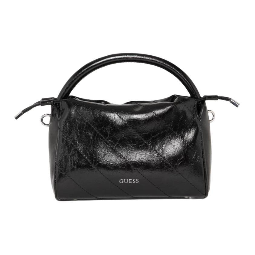 

GUESS Женская сумка среднего размера из искусственной кожи черная, Black