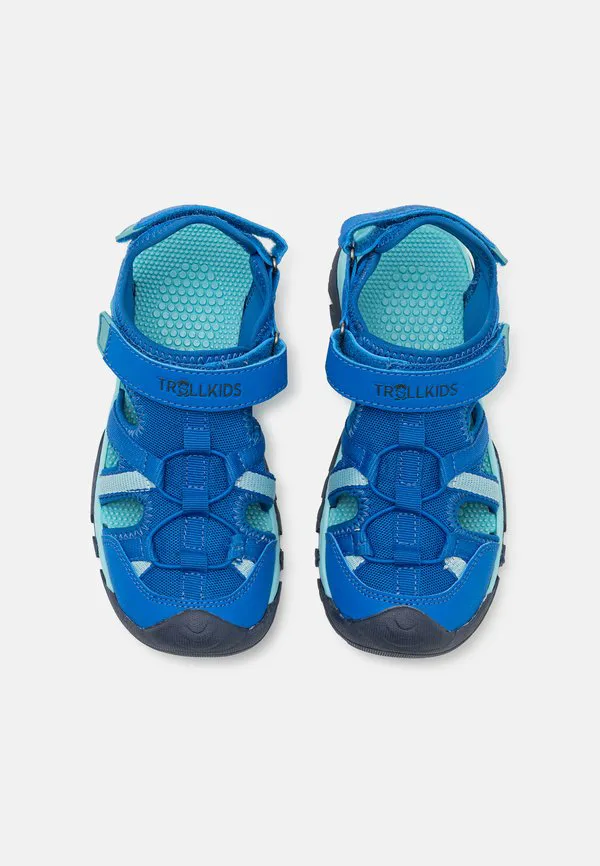 Сандалии для ходьбы унисекс stavanger Trollkids, Blue/Dusky Turquoise/Dark Navy — фото 4