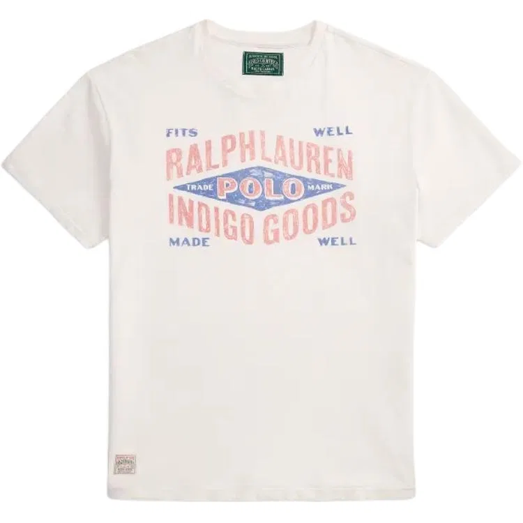 Футболка Classic Fit Jersey Graphic Polo Ralph Lauren, White