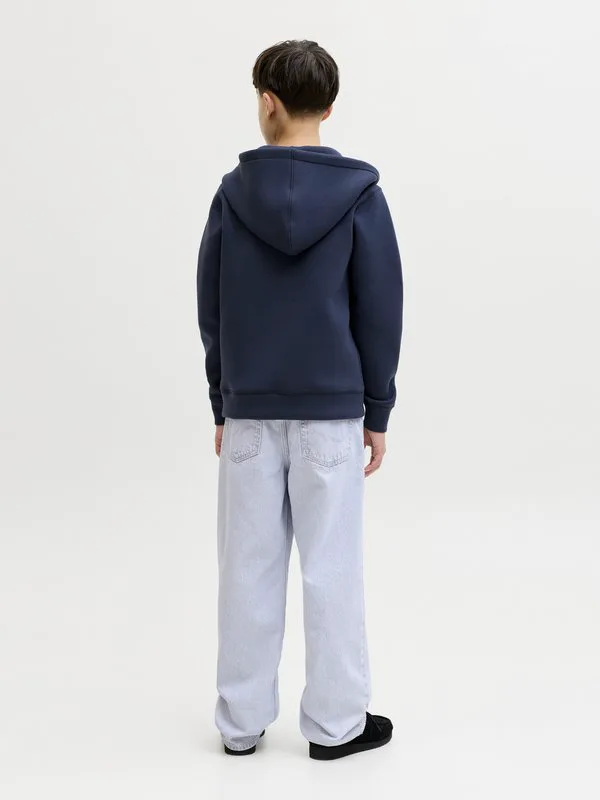 Джинсы прямого кроя jjialex jjoriginal Jack & Jones Junior, Blue Denim — фото 3