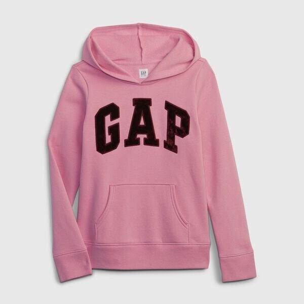 

Флисовые джоггеры с логотипом Gap, розовый