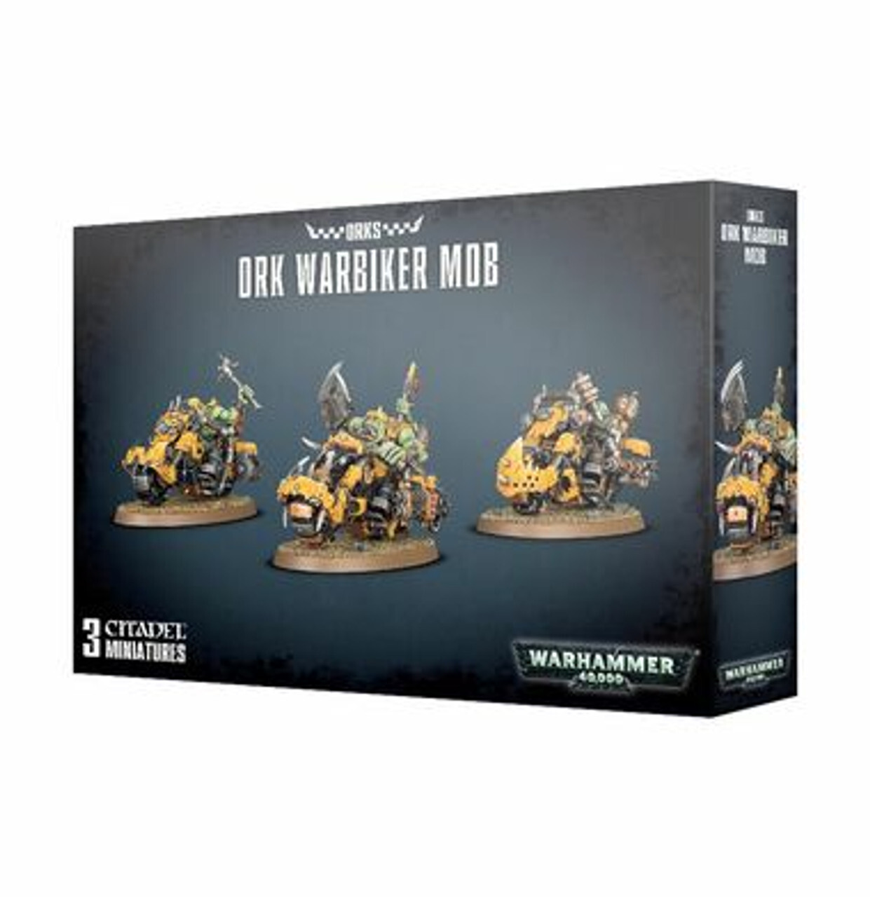 

Миниатюра Warhammer 40K: Orks - Ork Warbiker Mob