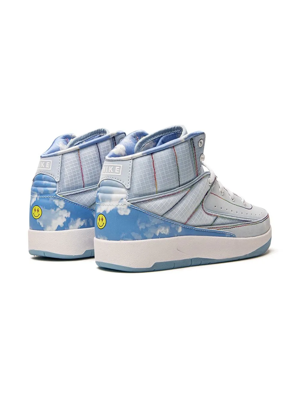Кроссовки Air Jordan 2 из коллаборации с J. Balvin Jordan Kids, синий — фото 3