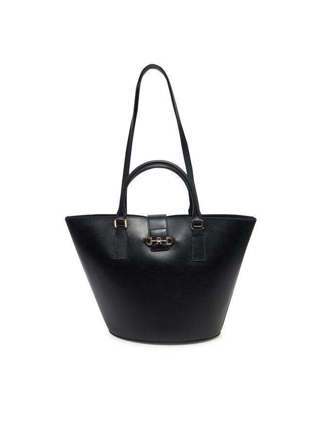 

Сумочка Heritage Leather Tote AW0AW17209 Tommy Hilfiger, черный