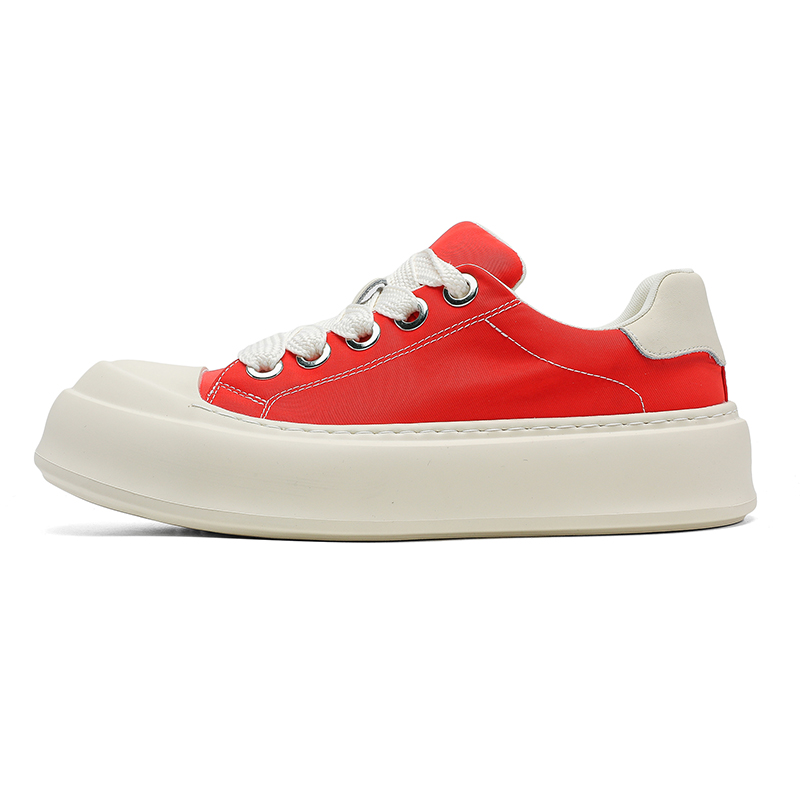 

V05 Мужские низкие скейтерские кроссовки красные, цвет Red[Men's]
