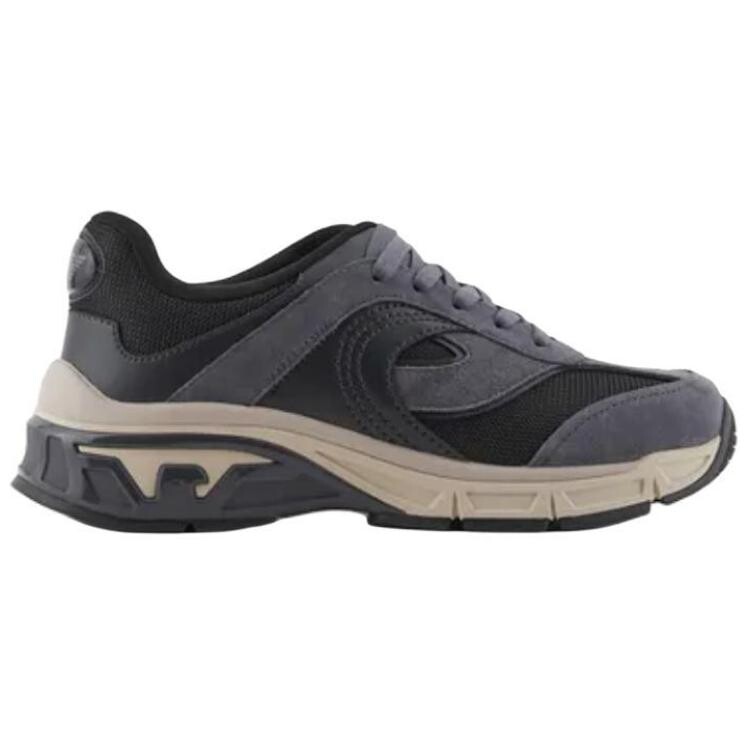 Кроссовки EMPORIO ARMANI Travel Business Travel Series Lifestyle Shoes Men Low-top Blue, серый — фото 2