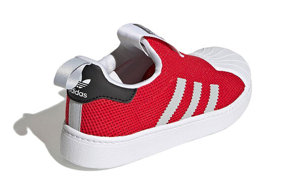 Кроссовки суперзвезда 360 Adidas, красный — фото 4