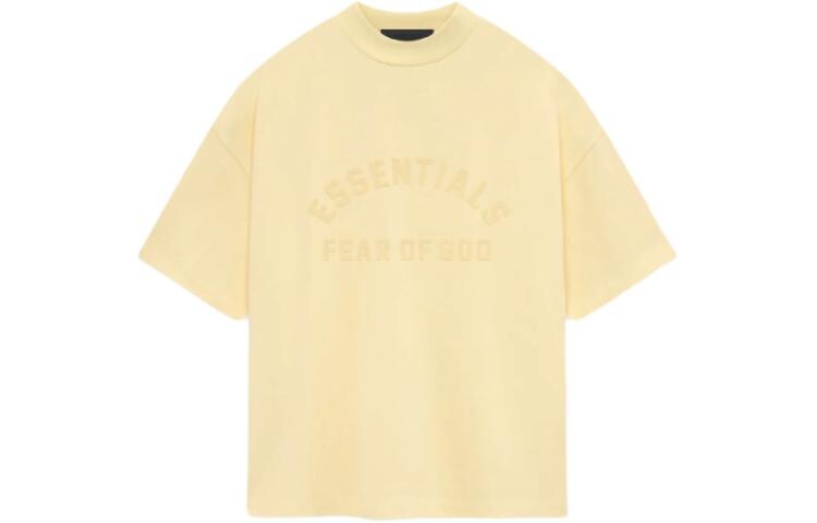 

Футболка из плотного джерси с коротким рукавом Fear Of God Essentials, желтый