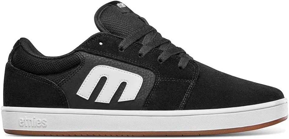 Мужские скейтбордистские кроссовки Etnies Cresta, Black White — фото 2