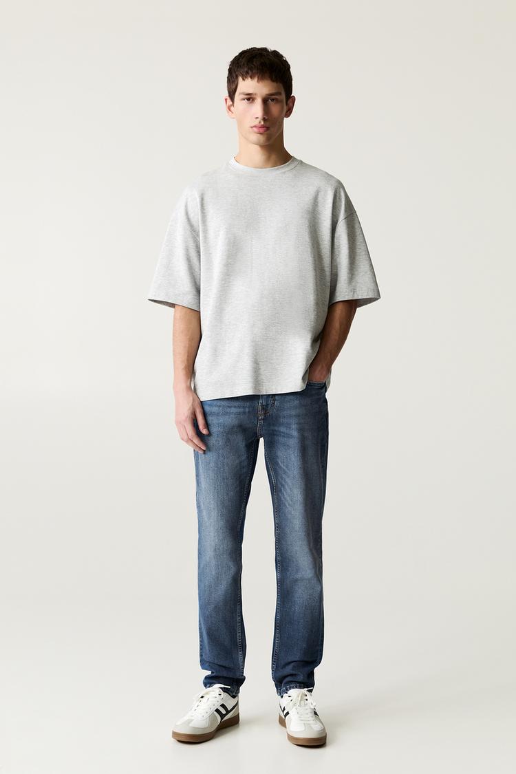 

Джинсы облегающего кроя Pull And Bear, синий