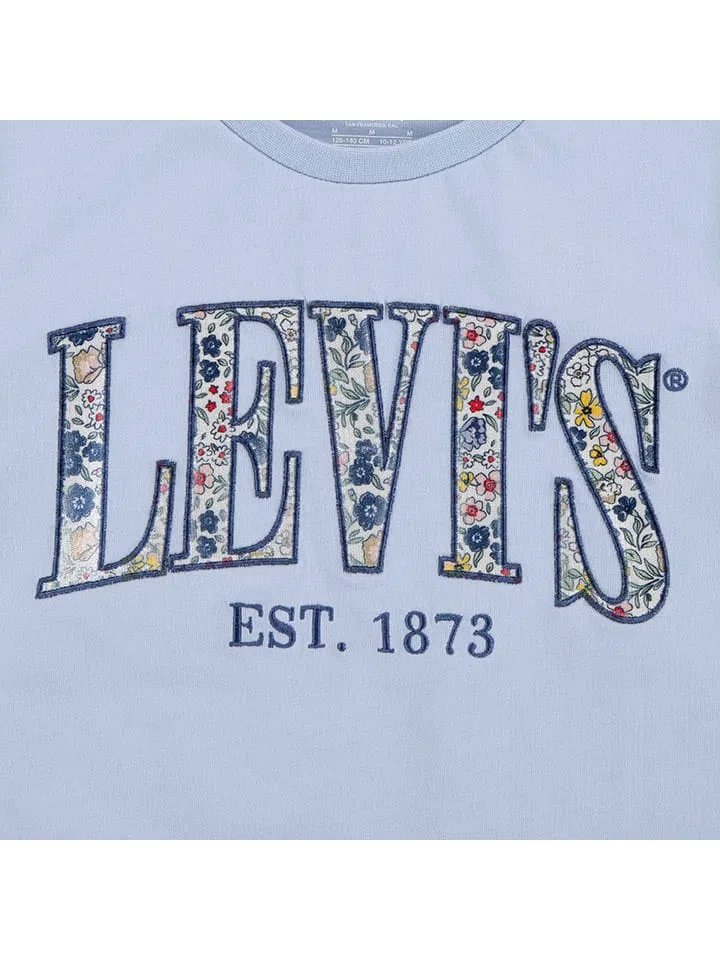 Футболка с логотипом Levi's Kids, голубой — фото 3