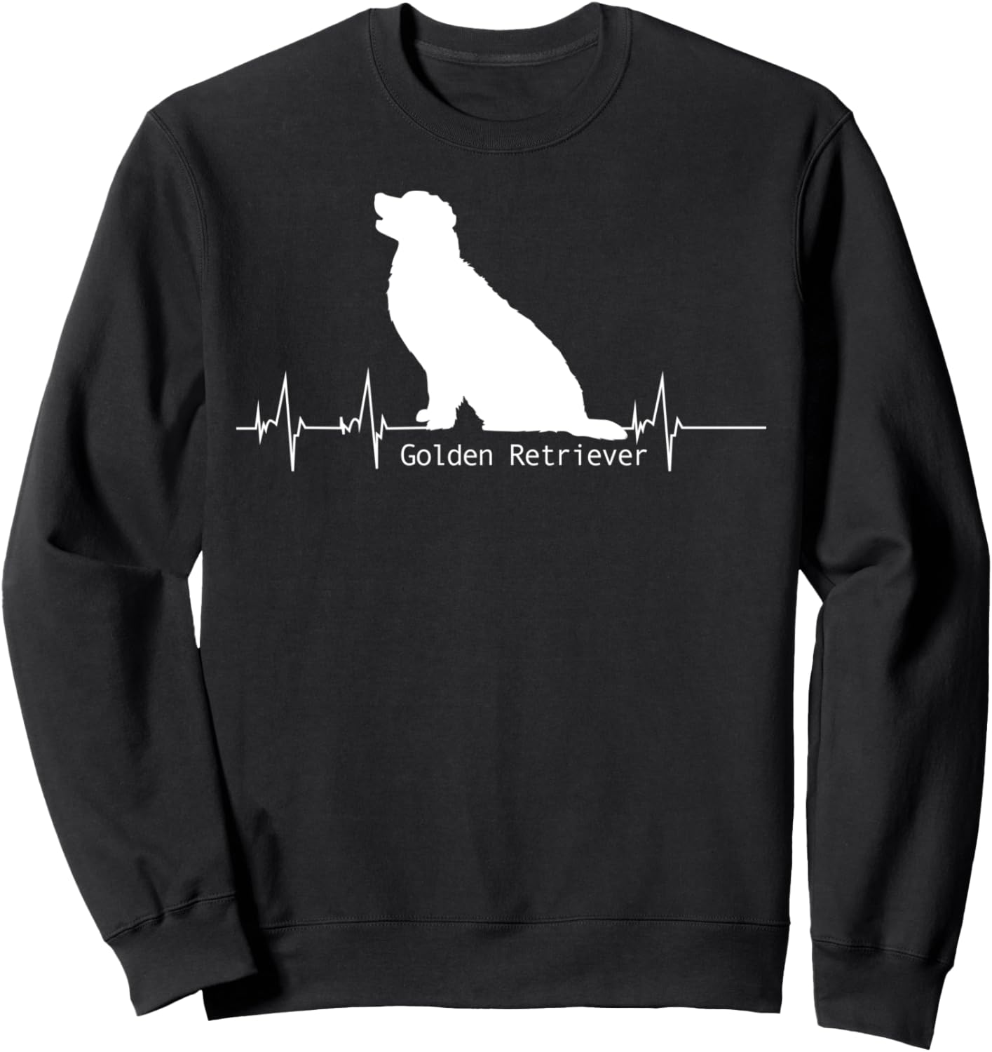 

Толстовка с изображением золотистого ретривера и дизайном Heartbeat Design Lovemybello Dog Design