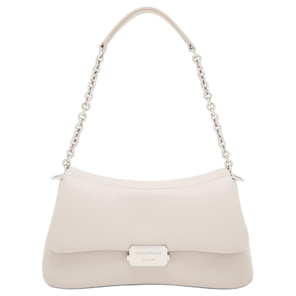 

EMPORIO ARMANI Сумка через плечо HOBO из коровьей кожи для женщин, бежевая