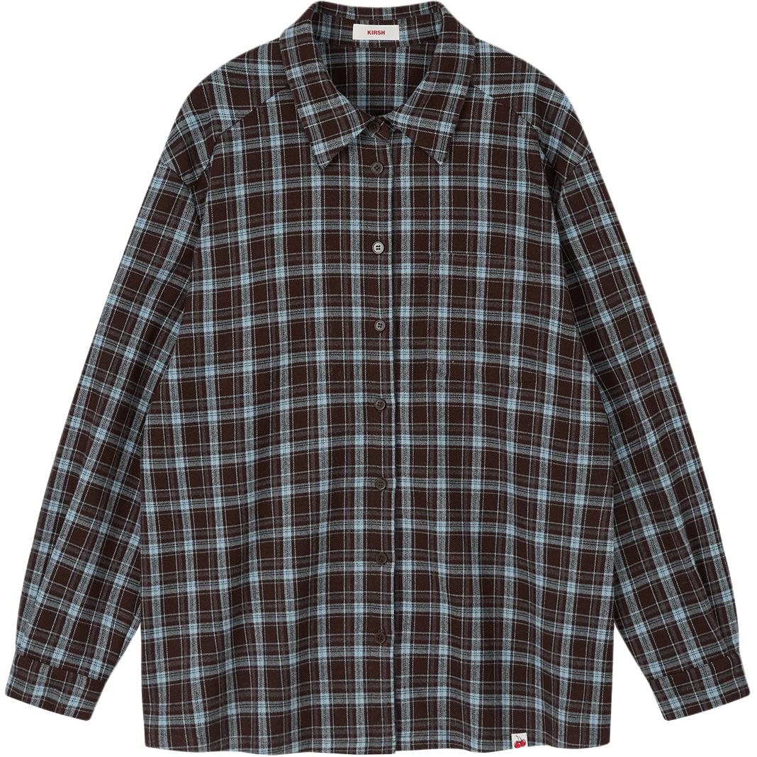 

Женская футболка Kirsh, коричневый синий