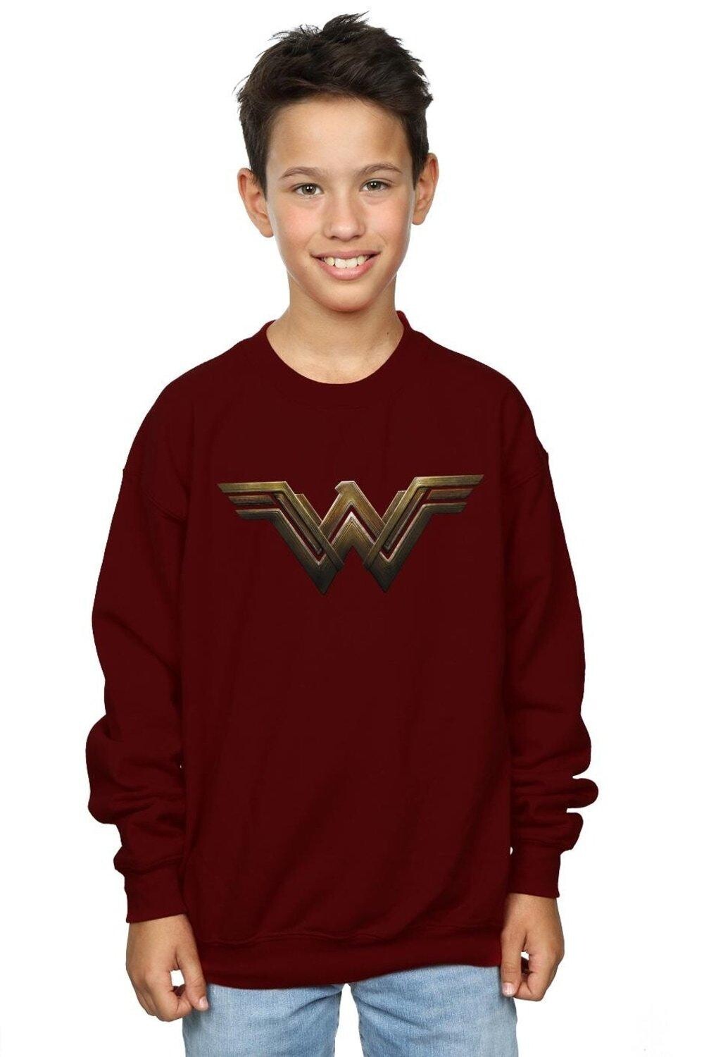 

Толстовка с логотипом Wonder Woman DC Comics, красный