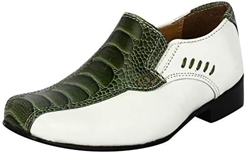 

Детские туфли-оксфорды на шнуровке с анималистическим принтом LIBERTYZENO для мальчиков, подарок на Рождество, белый