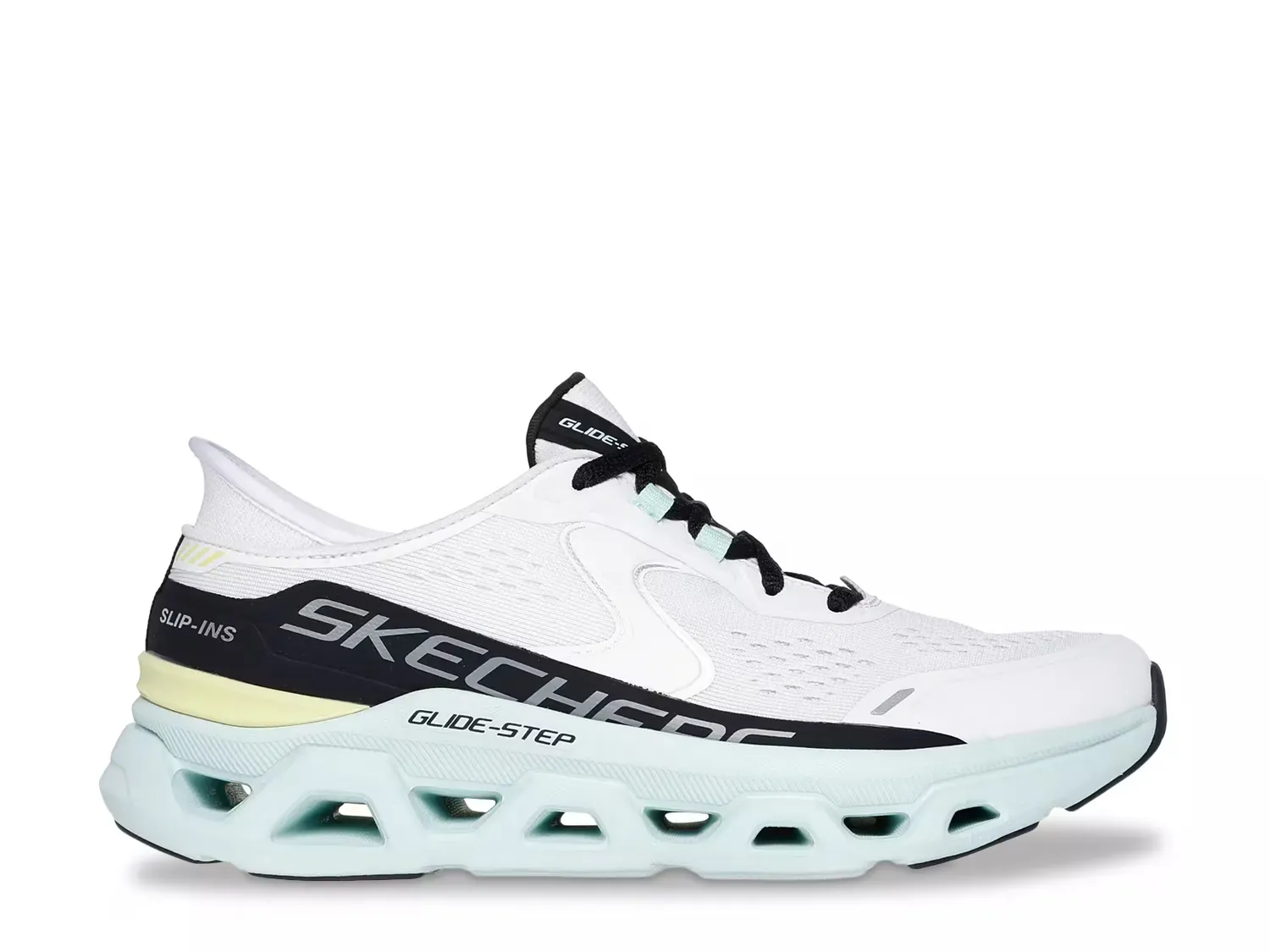 Hands Free Slip-ins: Glide-Step Altus Кроссовки - женские Skechers, White/Black — фото 3