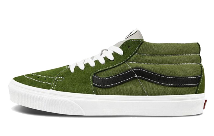 

Кроссовки Vans Sk8-Mid Low Top Skate Shoes Unisex Dark Green, Зеленый, Кроссовки Vans Sk8-Mid Low Top Skate Shoes Unisex Dark Green