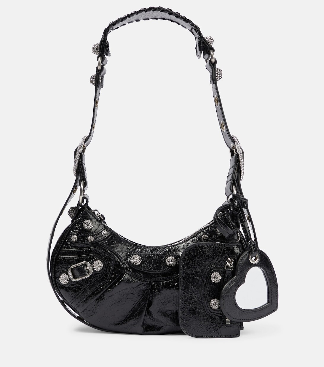 

Le Cagole Маленькая кожаная сумка через плечо Balenciaga, черный