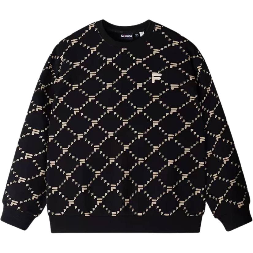 

Толстовка LIFE с флисовой подкладкой унисекс Jet Black FILA FUSION
