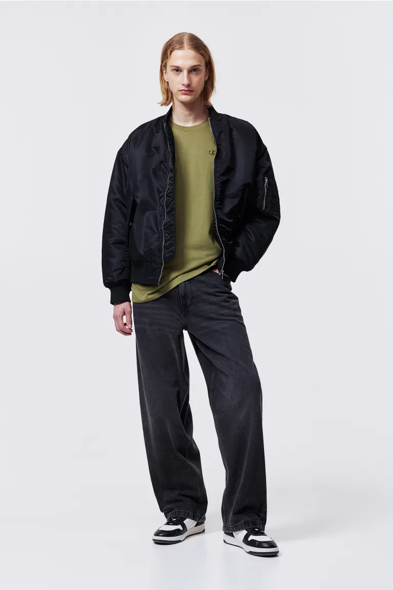 

Футболка с круглым вырезом H&M, зеленый