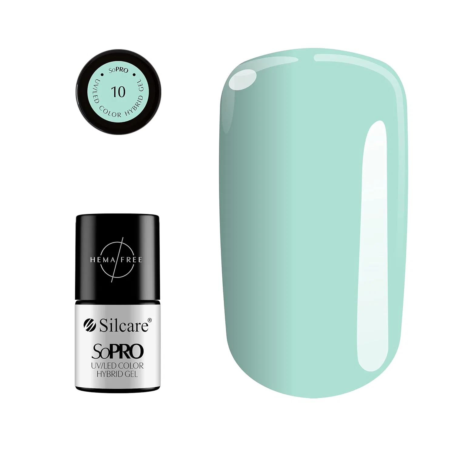 Гибридный гель-лак для ногтей «SoPRO UV/LED Colour» Silcare