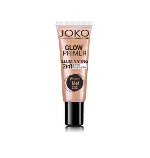

Осветляющий, база и хайлайтер кремового цвета 2в1 202 Watch Me!, 25 мл Joko, Make-Up Glow Primer