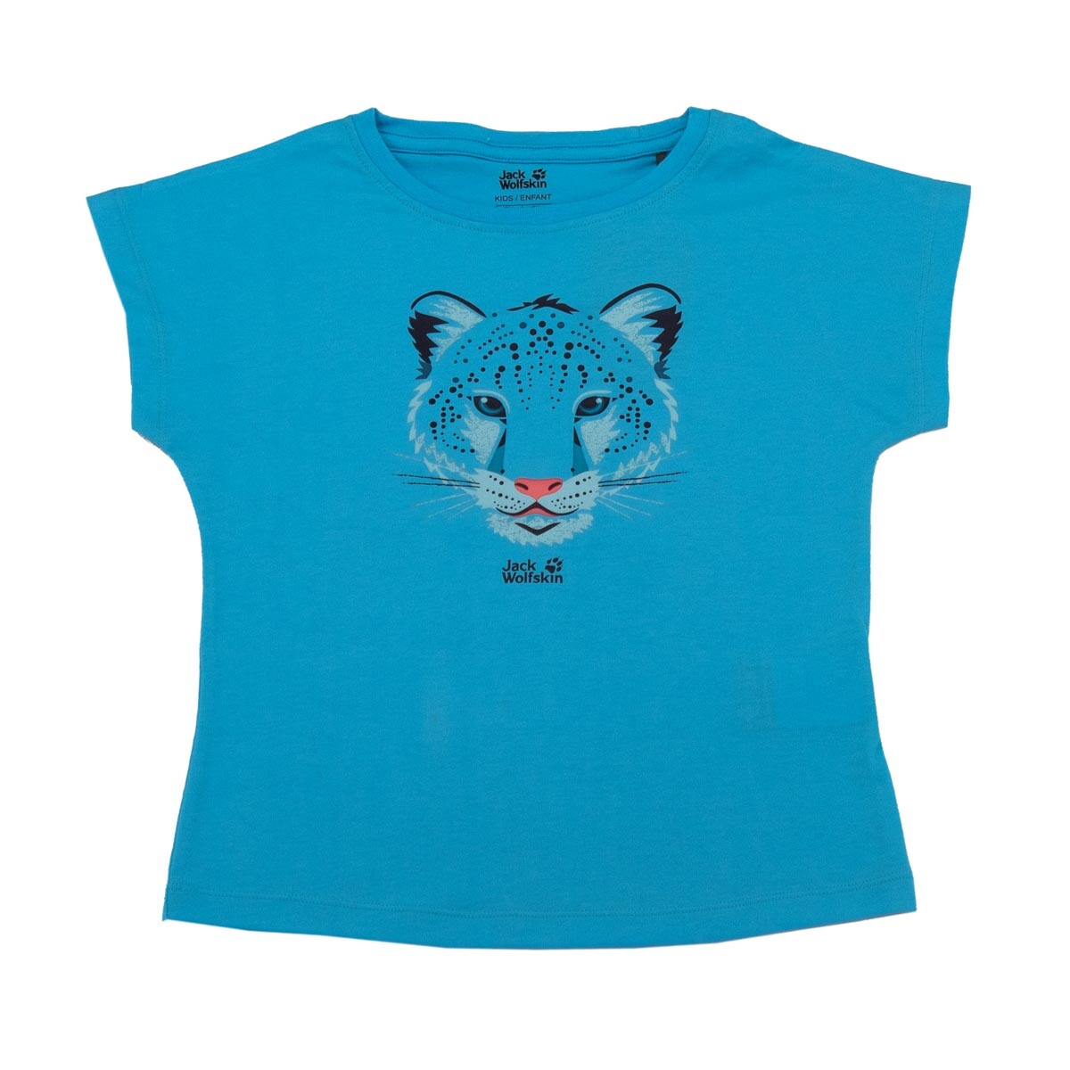 

Футболка Jack Wolfskin Leopard Tee Girls, синий