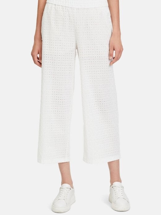 

Брюки без застежки Betty & Co, белый