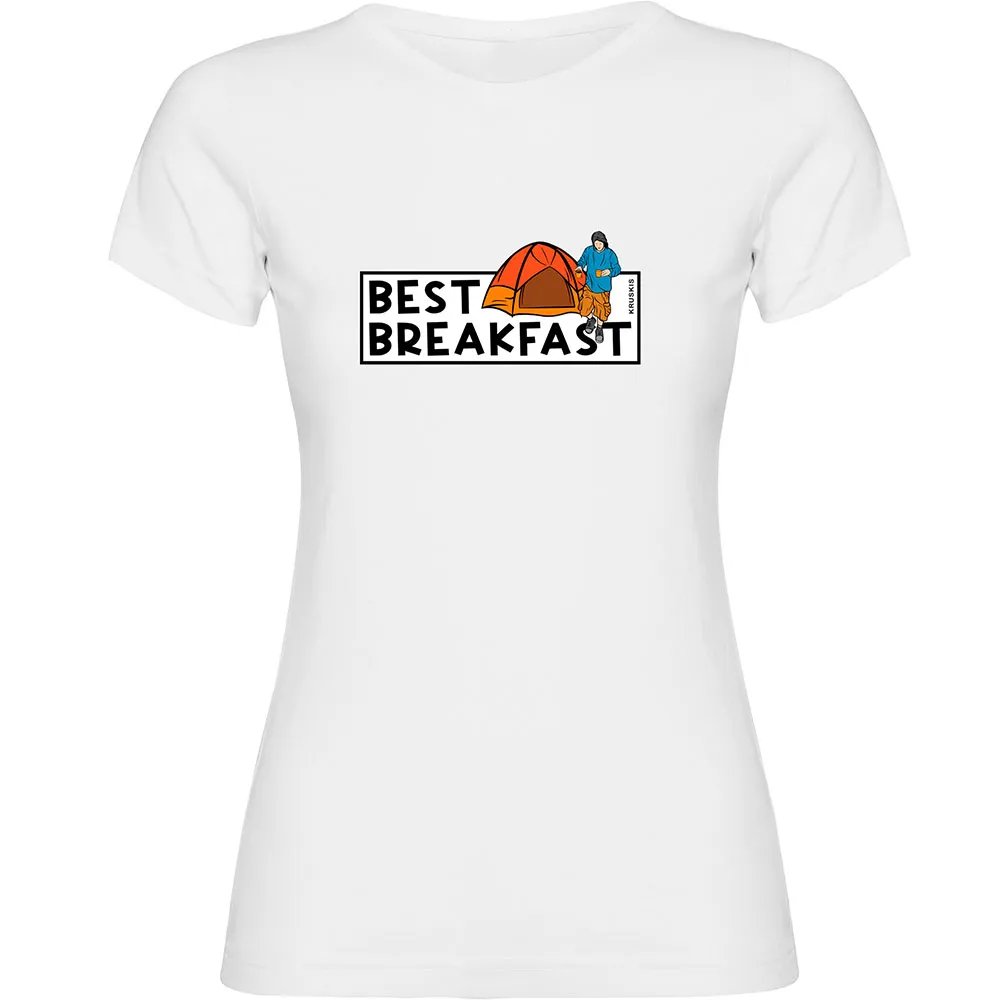 

Футболка с коротким рукавом Kruskis Best Breakfast, белый
