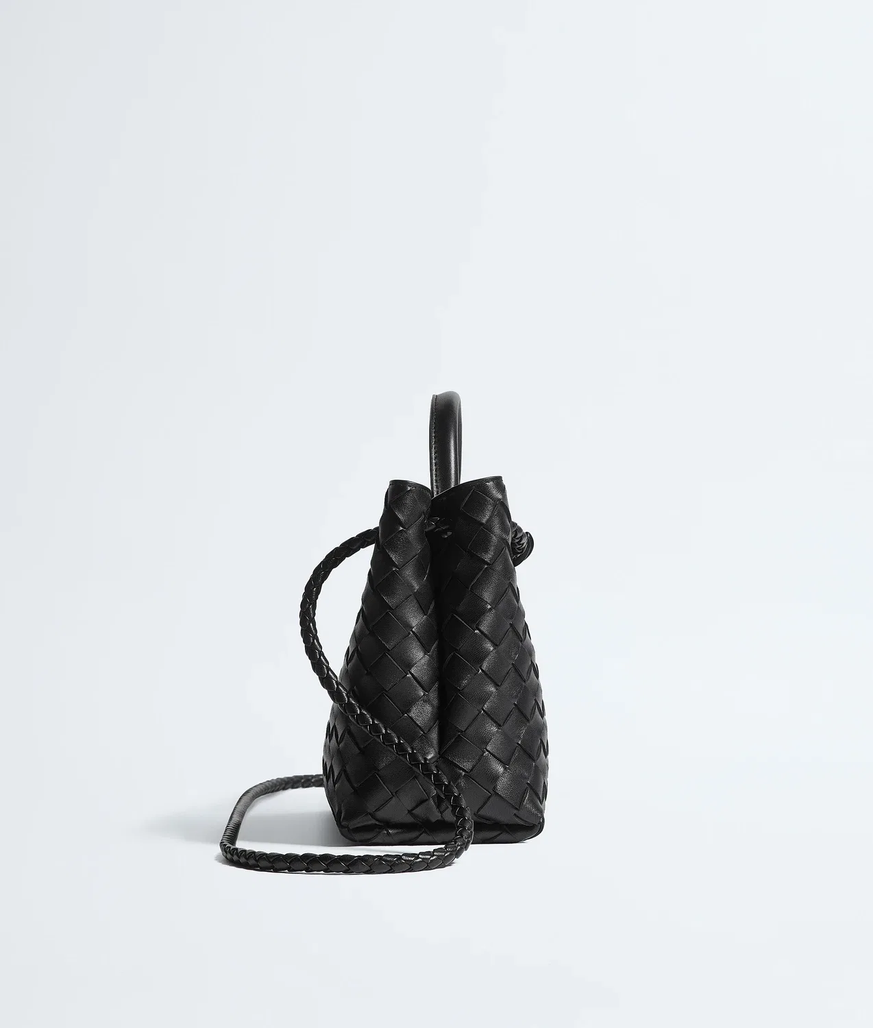 Маленькая Andiamo BOTTEGA VENETA, черный — фото 4