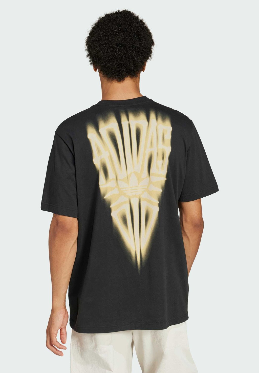 

Футболка с принтом SKELETON BACK adidas Originals, черный