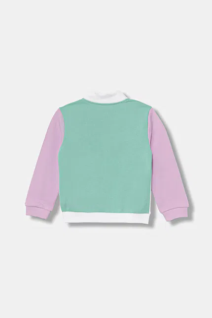 Детская олимпийка из хлопка United Colors of Benetton, мультиколор — фото 2