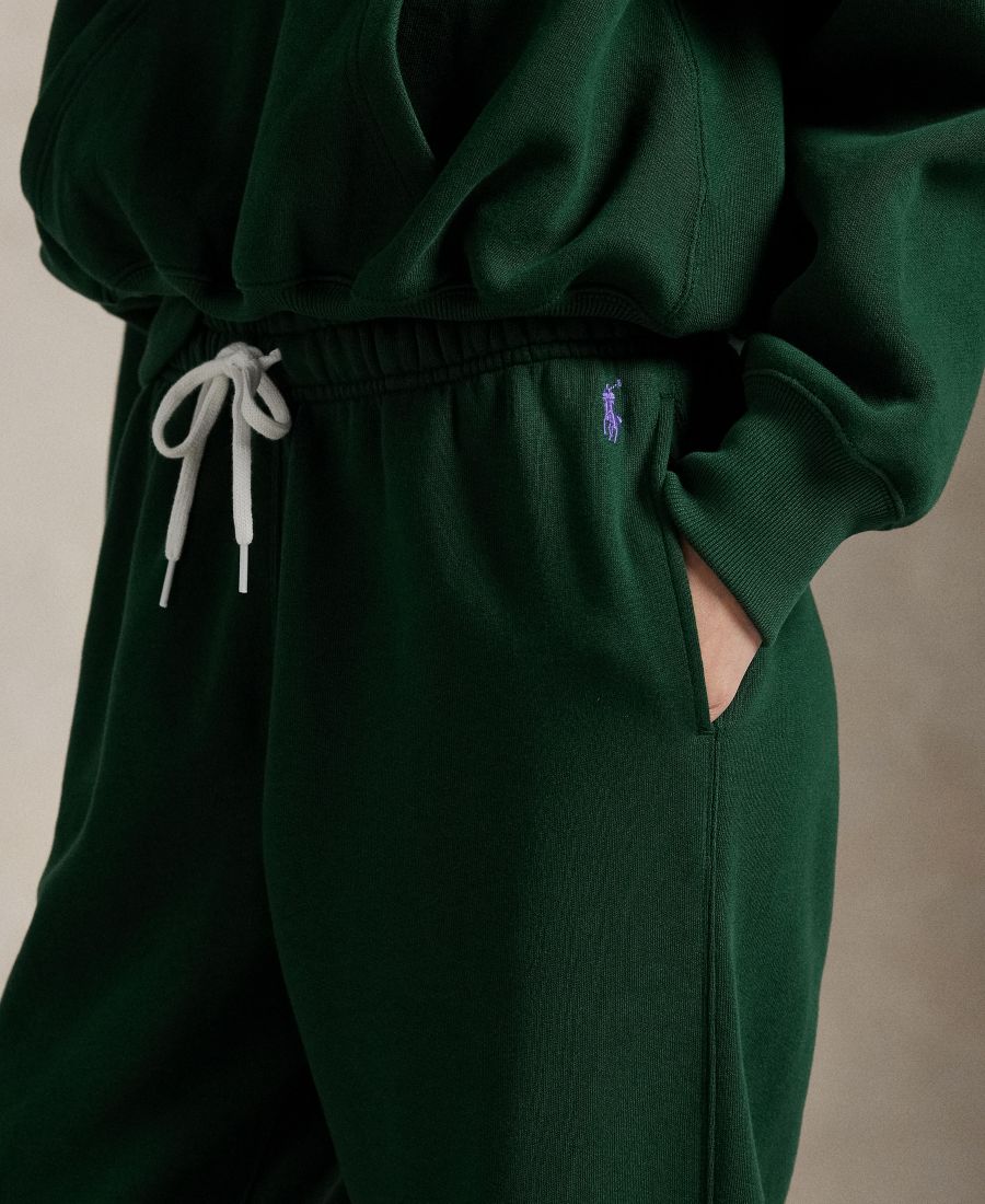 Женские флисовые спортивные штаны на шнуровке Polo Ralph Lauren, Northwest Pine — фото 3