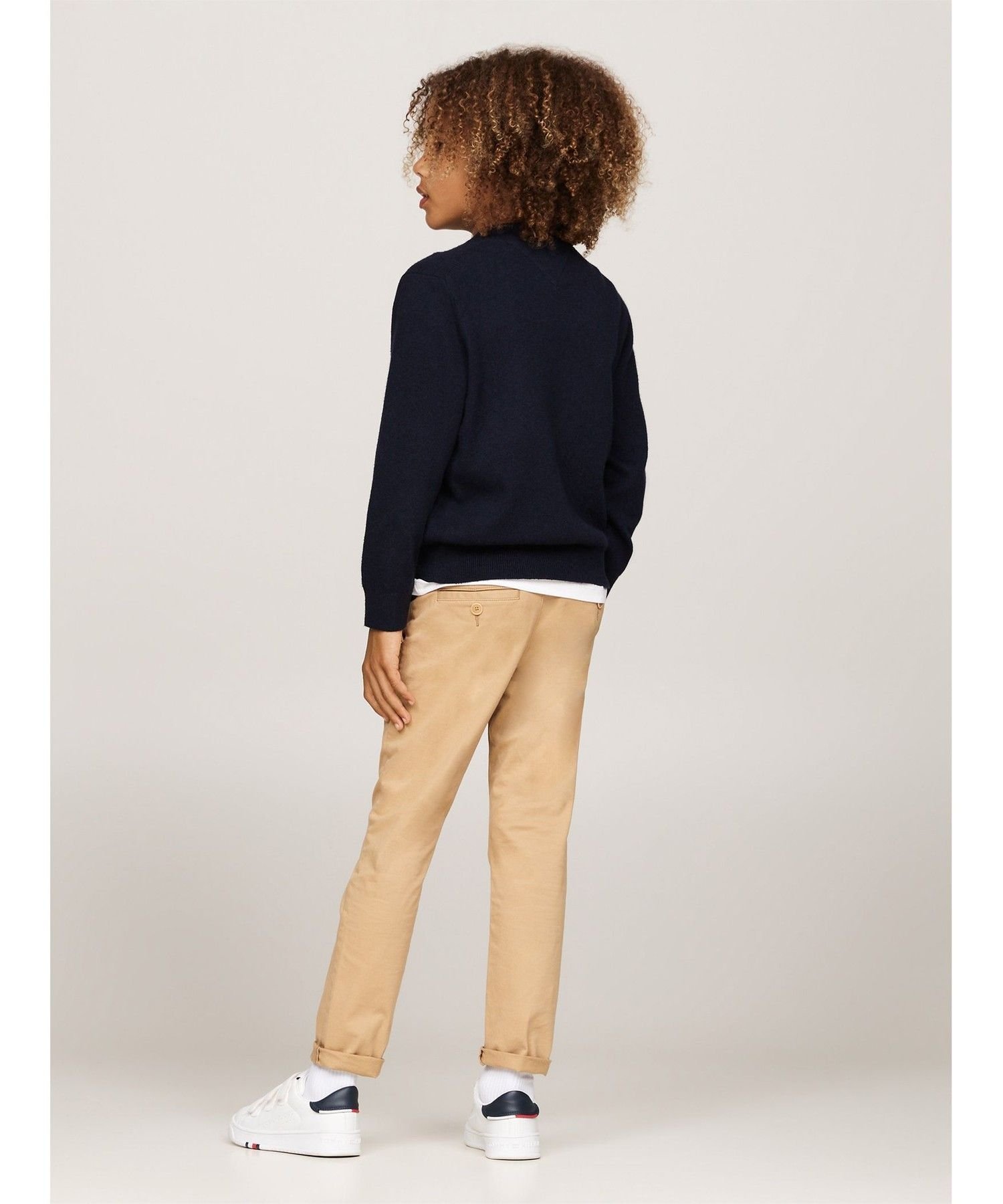 (K) Томми Хилфигер Монотип Обычный свитер TOMMY HILFIGER, Multi