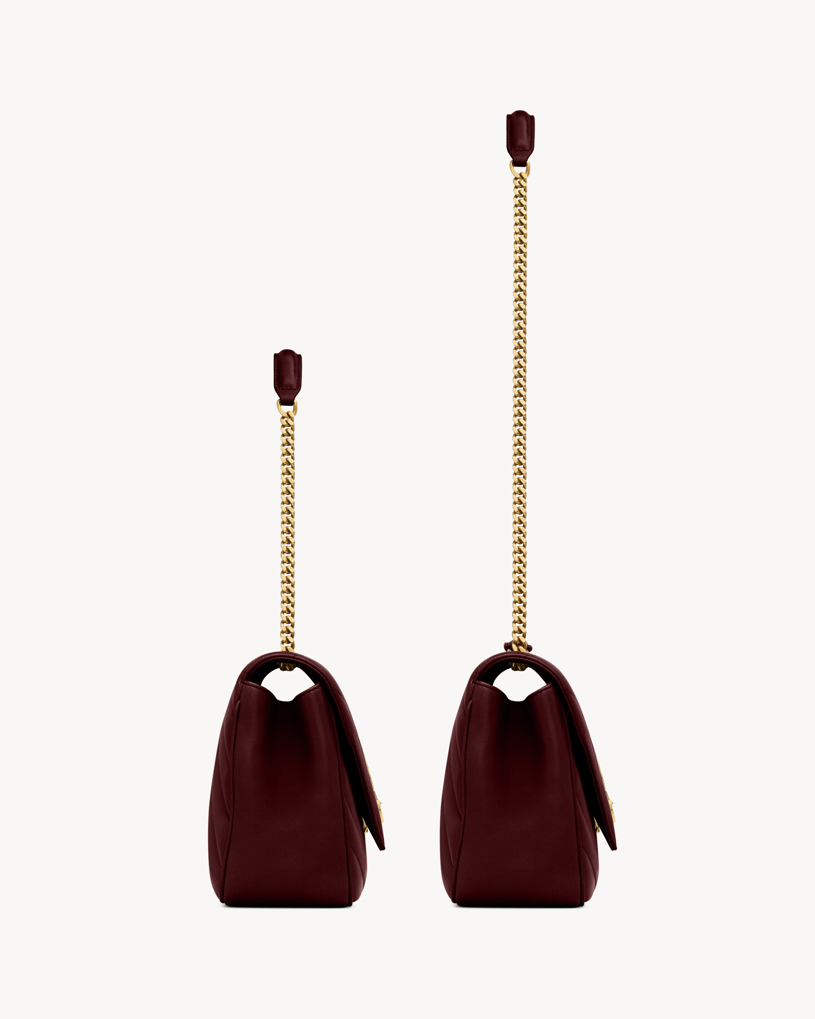 Сумка из мягкой овечьей кожи Saint Laurent, красный — фото 4