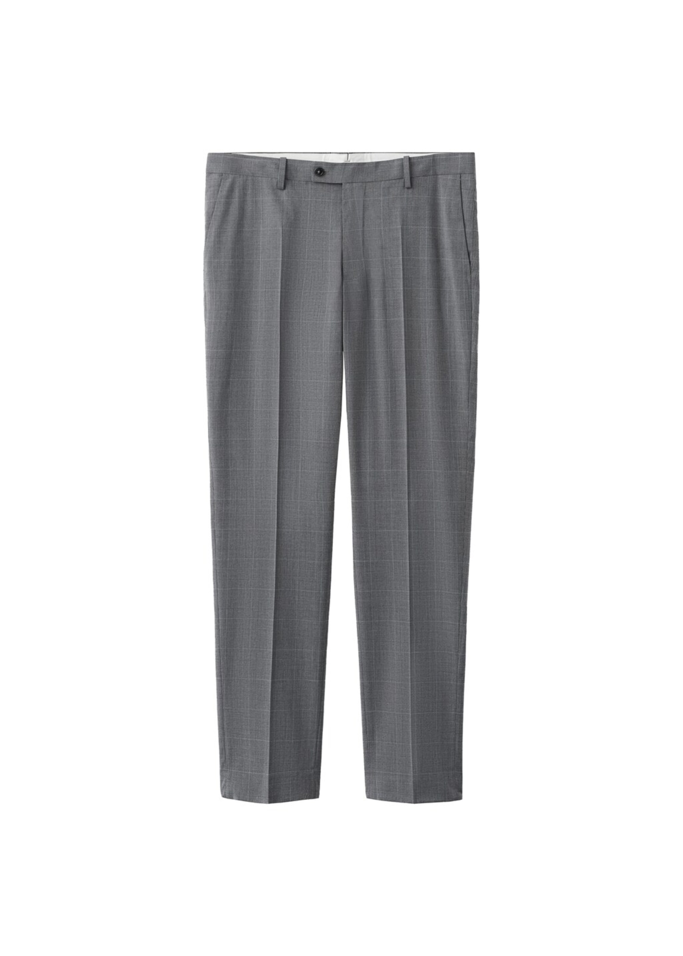 

MANGO MAN Брюки Regular 'London' в сером цвете