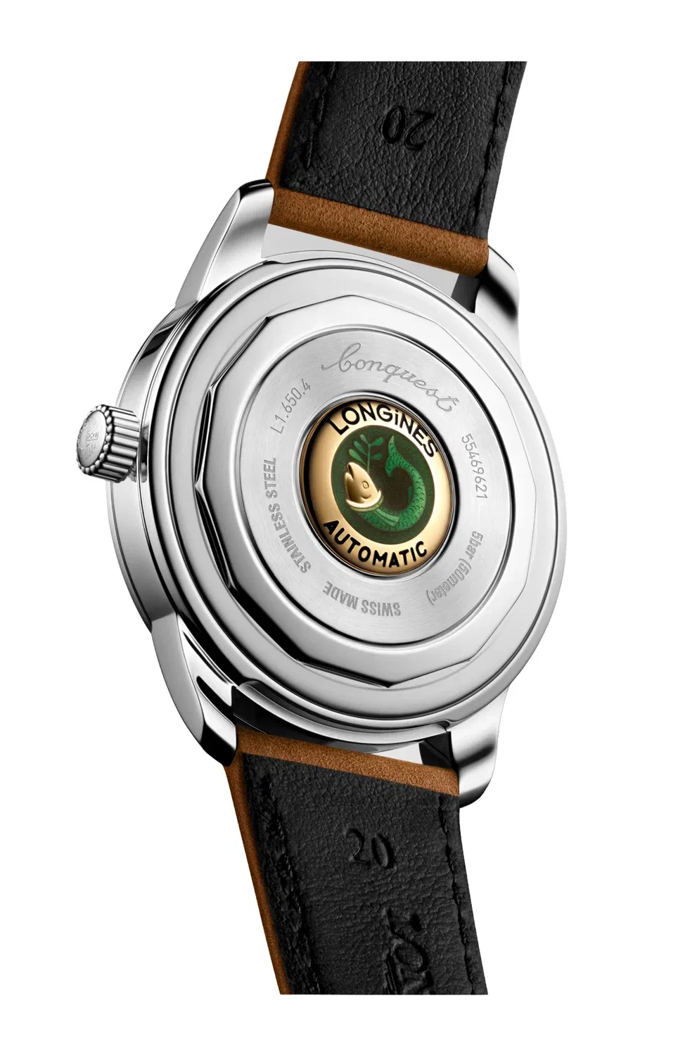 CONQUEST HERITAGE 40 ММ - L1.650.4.72.2 LONGINES, золотой — фото 4