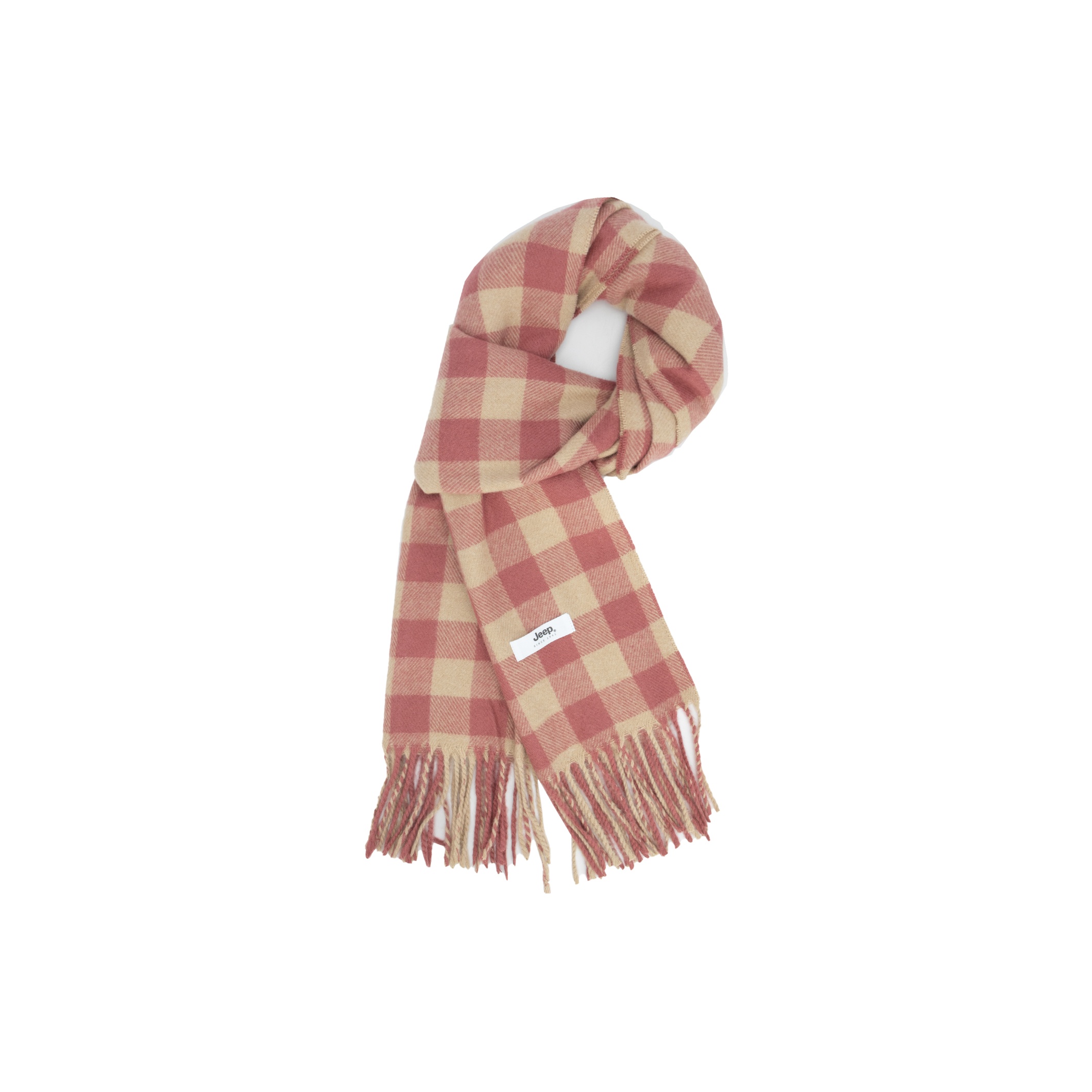 

Jeep Шарф из полиэстера Unisex Light Green Black/Milk Tea Pink/Dark Blue Brown