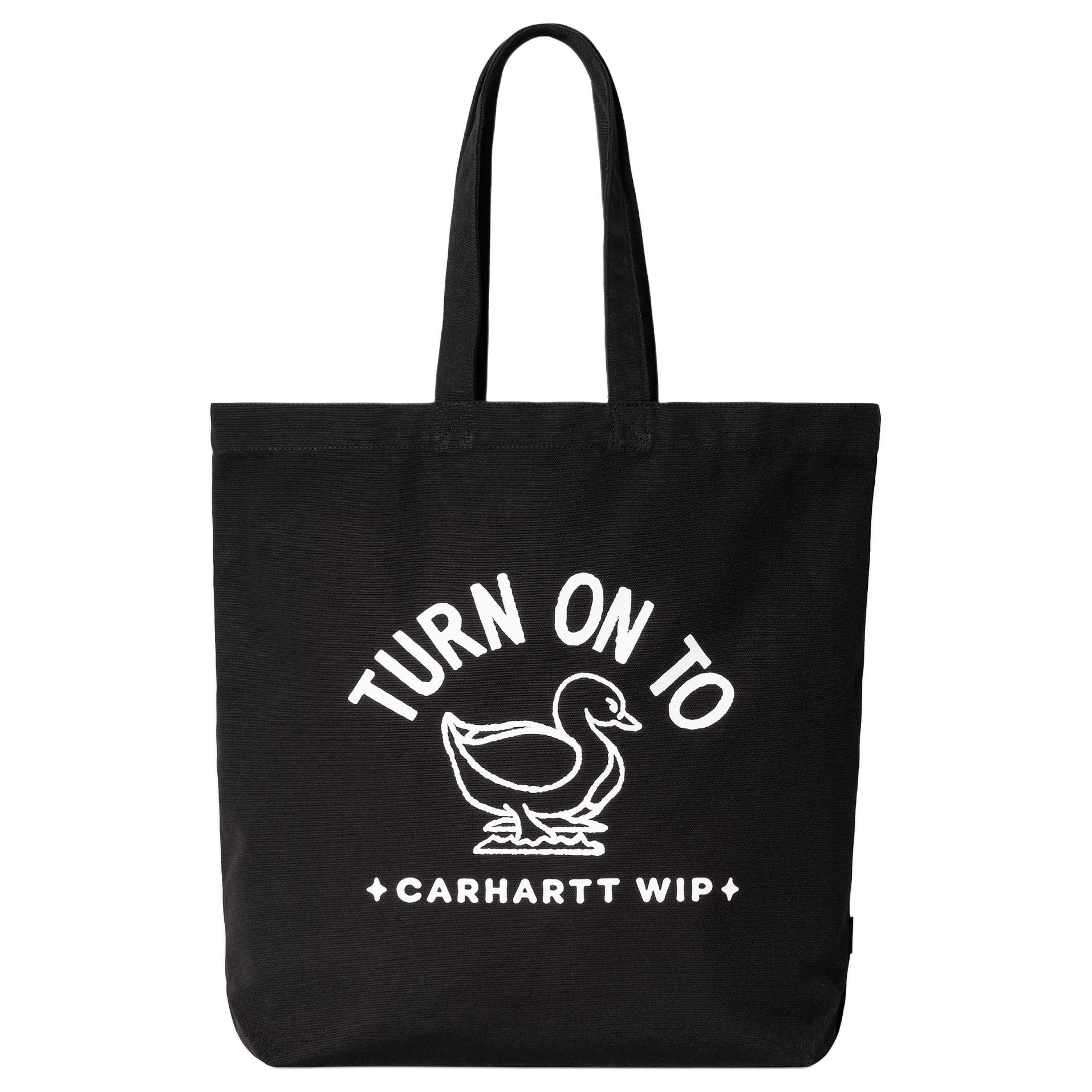 

Carhartt WIP Сумка-шоппер из хлопка, сумка для покупок, дамская сумочка, сумка на плечо, обычная, унисекс, черная