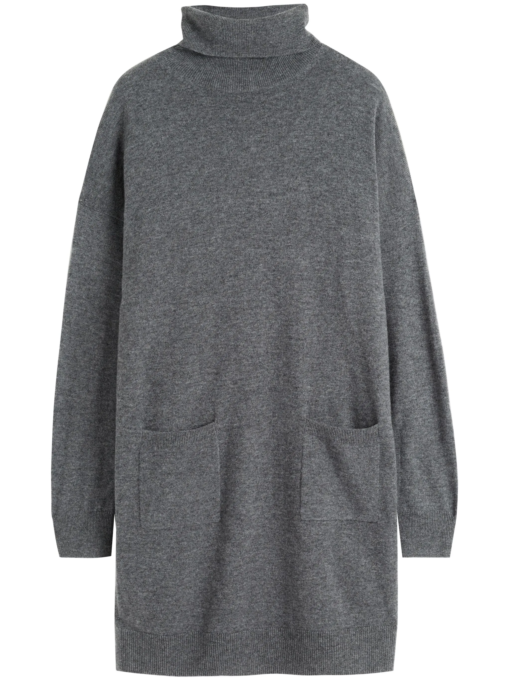 

Платье мини с высоким воротником Chinti & Parker, серый