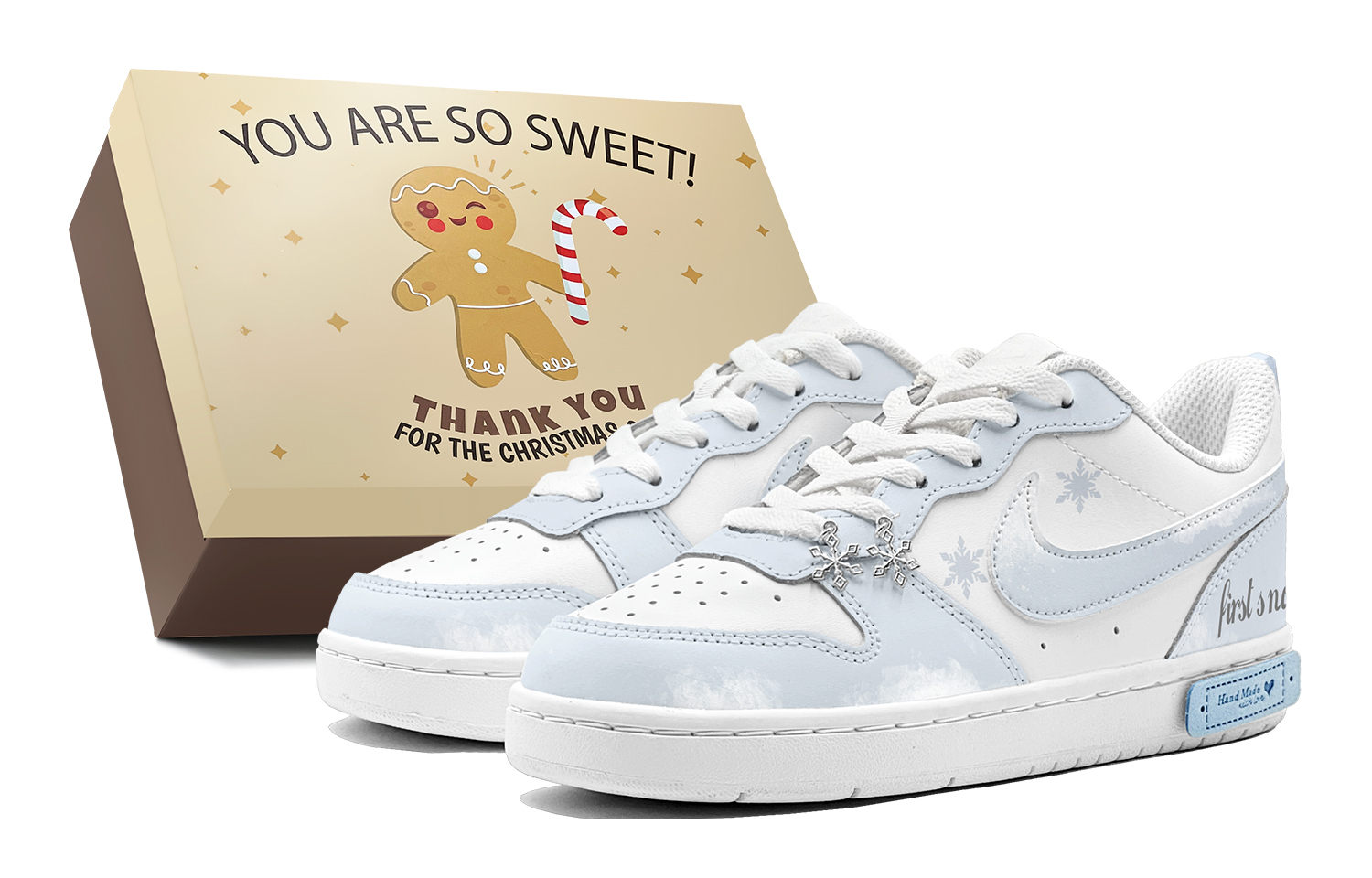 

Детские кроссовки для скейтбординга Court Borough Low 2 Low Top для подростков Nike, синий